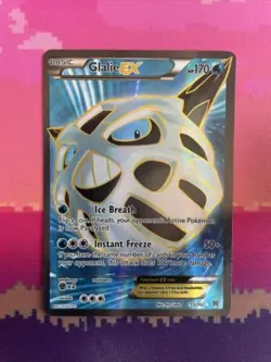 Pokemon Cards Glalie EX 155/162 Ultra Rare Full Art Breakthrough Near Mint - Image 1