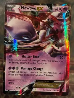 Mewtwo EX 62/162 - BREAKthrough - Holo Rare - Pokemon Card - Image 1