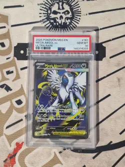 Mega Absol EX 161/132 Ultra Rare Meg En-mega Evolution Pokemon PSA 10 - Image 1