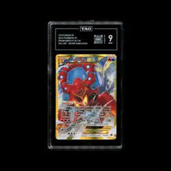 Pokemon TCG 2016 XY Steam Siege Volcanion EX 115/114 Secret Rare Holo PSA 9 - Image 1