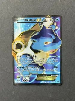 Pokemon TCG Blastoise-EX XY 142/146 Holo Full Art Ultra Rare - Image 1