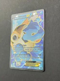 Pokemon TCG Blastoise-EX XY 142/146 Holo Full Art Ultra Rare - Image 2