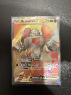 Regirock ex 214/182 Ultra Rare Destined Rivals Pokemon Holo Near Mint - Image 1