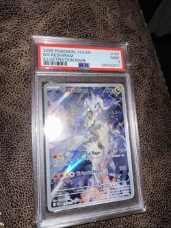 Pokemon TCG N's Reshiram 167/159 Journey Together Holo IR PSA 9 English - Image 1