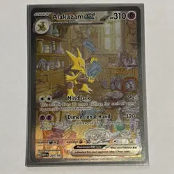 Alakazam ex - Holo Special Illustration Rare SV: Scarlet & Violet 151 201/165 NM - Image 1