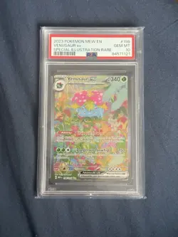 Pokemon Venusaur EX TCG 198/165 Scarlet Violet 151 English PSA 10 Gem Mint - Image 1
