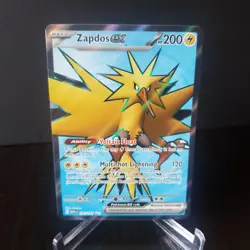 Pokemon Zapdos ex 192/165 Sv: Scarlet & Violet 151 Holo - Image 1