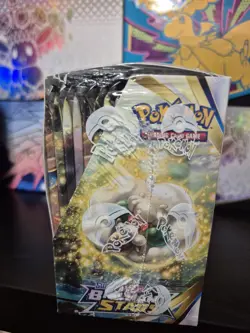 Pokemon TCG Brilliant Stars Booster Box 36 Packs Factory Sealed in Acrylic Case - Image 3