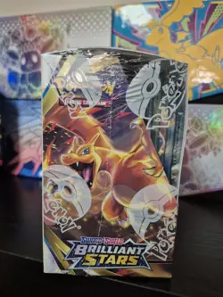Pokemon TCG Brilliant Stars Booster Box 36 Packs Factory Sealed in Acrylic Case - Image 5