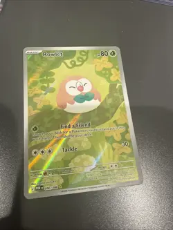 Rowlet 090/088 Holo Illustration Rare Perfect Order Pokemon Near Mint - Image 1