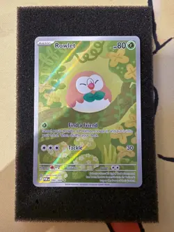Rowlet 090/088 Holo Illustration Rare Perfect Order Pokemon Near Mint - Image 1
