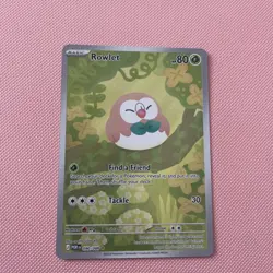 Pokemon Card Rowlet 090/088 Perfect Order Illustration Rare Near Mint - Image 1
