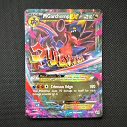 The Pokemon Company M Garchomp EX XY168 Mega EX Holo Promo 210 HP Eng 2016 - Image 1
