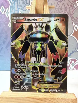 Pokemon Zygarde Ex Full Art 54a/124 XY Promo Card NM - Image 1