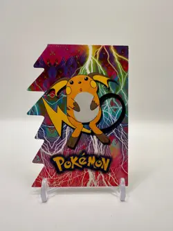2001 Topps Pokemon TV Raichu #26 Johto League Champions Embossed Die-Cut 6 of 18 - Image 1