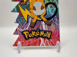 2001 Topps Pokemon TV Raichu #26 Johto League Champions Embossed Die-Cut 6 of 18 - Image 3