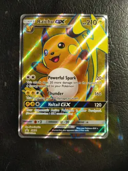 Pokemon TCG Raichu GX SM90 Black Star Promo Sun and Moon - Image 1