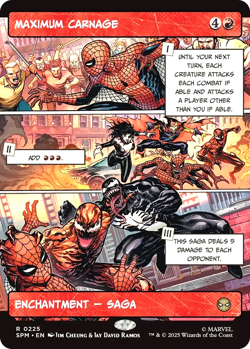 Magic The Gathering MTG Marvel's Spider-Man No. 0225 Maximum Carnage Mint Card - Image 1