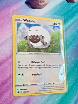 Wooloo SWSH011 - Holo - English - General Mills Pokemon Promo Near Mint Cereals - Image 1