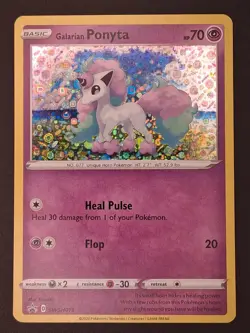 Galarian Ponyta Holo SWSH013 25th Anniversary General Mills Promo Pokemon - Image 1