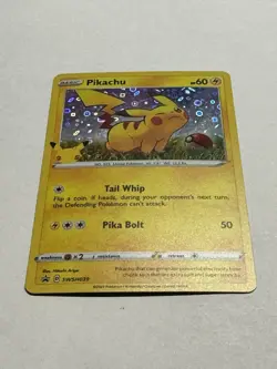 Pokemon General Mills Pikachu SWSH039 25th Anniversary Holo Promo Card NM - Image 3