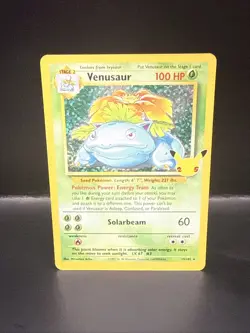 Pokemon Celebrations Venusaur 15/102 Classic Collection Holo Rare C - Image 2