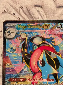CHASE Mega Greninja ex 116/086 Chaos Rising Holo Lot of 5 Pokemon Cards - Image 2