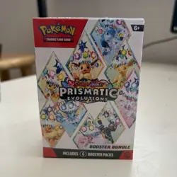 Pokemon TCG Prismatic Evolutions Booster Bundle Box 6 Packs English (sealed) - Image 1