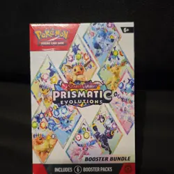 Pokemon TCG Prismatic Evolutions Booster Bundle Box (6 Packs) - Image 1