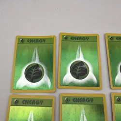 LOT OF 8 Pokemon Grass Energy WotC 2002 Energize League Promo Reverse Holo NM/LP - Image 2