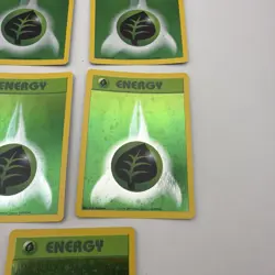 LOT OF 8 Pokemon Grass Energy WotC 2002 Energize League Promo Reverse Holo NM/LP - Image 5