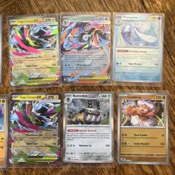 Lot Of 12 Rare-Double Rare Pitch Black set Pokemon cards - Image 3