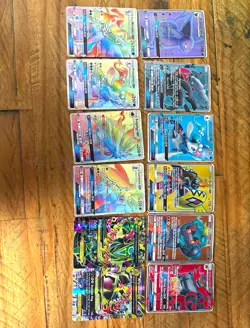 Pokemon TCG Hidden Fates 12 Card GX/Tag Team Holo Lot Espeon Darkrai - Image 1