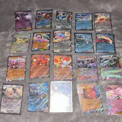 Pokemon TCG holo ex 20-card lot - Leafeon ex Zacian ex Lapras ex - Image 1