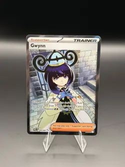 Gwynn Trainer-Supporter Full Art Holo Ultra Rare 109/084 EN Pokemon TCG Card - Image 1