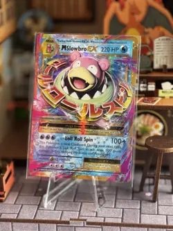 2016 Pokemon TCG M Slowbro EX XY 27/108 EN 2016 Full Art Holo Rare Near Mint - Image 1