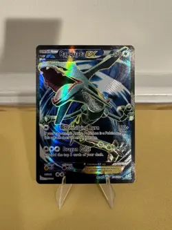 Rayquaza EX - 104/108 - Pokemon Roaring Skies XY Full Art Ultra Rare Card NM - Image 1