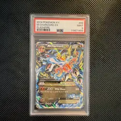 M Charizard EX 69/106 Flashfire Full Art Holo PSA 9 EN 2014 Pokemon TCG 6+ - Image 1