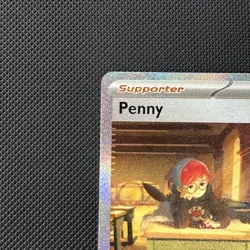 Pokemon TCG Penny 252/198 Special Illustration Rare Scarlet & Violet Base NM - Image 2