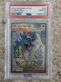 Gyarados ex 225/198 Ultra Rare Scarlet & Violet Pokemon Holo GEM MINT PSA 10 - Image 1