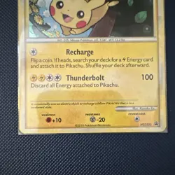The Pokemon Company Pikachu HGSS Promo Holo EN 2010 70HP HGSS03 - Image 2
