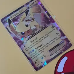 The Pokemon Company Pikachu EX XY174 XY Promo EX Holo 130 HP 2016 ENG - Image 2