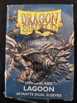Dragon Shield 60CT Matte Dual Sleeves - Lagoon - YuGiOh Mini Japanese Size - Image 1