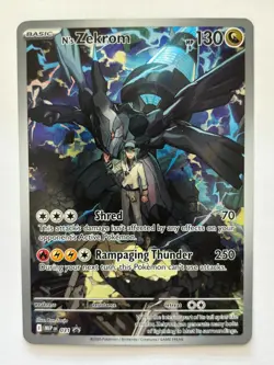 N's Zekrom MEP 031 Black Star Promo - Pokemon TCG ME: Mega Evolution Promo NM - Image 1