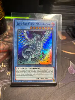 Yu-Gi-Oh! Blue-Eyes Chaos Max Dragon 1st Ed. LDS2-EN016 Ultra Rare Blue NM x1 - Image 1
