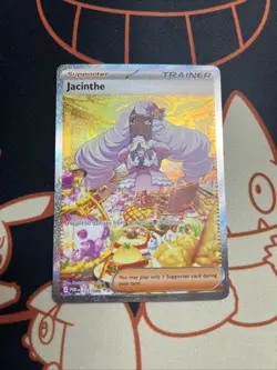 NM Pokemon TCG Jacinthe 122/088 Full Art Trainer SIR Perfect Order English - Image 1