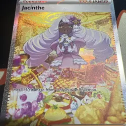 NM Pokemon TCG Jacinthe 122/088 Full Art Trainer SIR Perfect Order English - Image 5