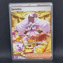 Pokemon TCG Jacinthe 122/088 Full Art Trainer Secret Rare Perfect Order English - Image 1