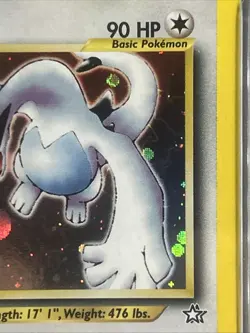 2000 Pokemon Lugia 9/111 Neo Genesis Holo PSA 4 WITH SWIRL 💫🍭🌀 - Image 4