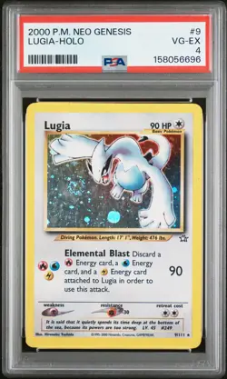 2000 POKEMON NEO GENESIS #9 LUGIA-HOLO PSA 4 - Image 1
